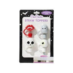 Halloween Straw Toppers Set
